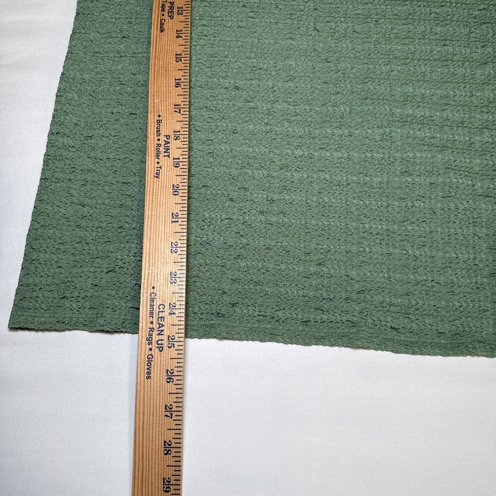 Chicos 2 Long Sleeve Round Neck Textured Stretch Green Blouse Womens Size L EUC - Picture 5 of 10